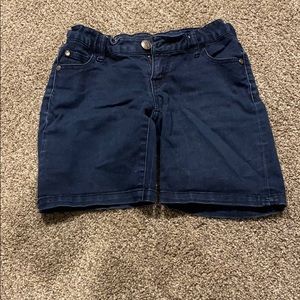 Mid length Jean Shorts